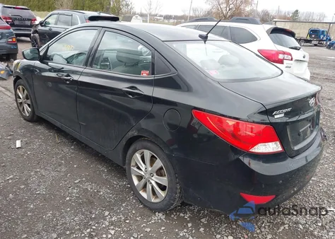 2012 Hyundai Accent Gls из США, поврежденный, VIN KMHCU4AEXCU209466